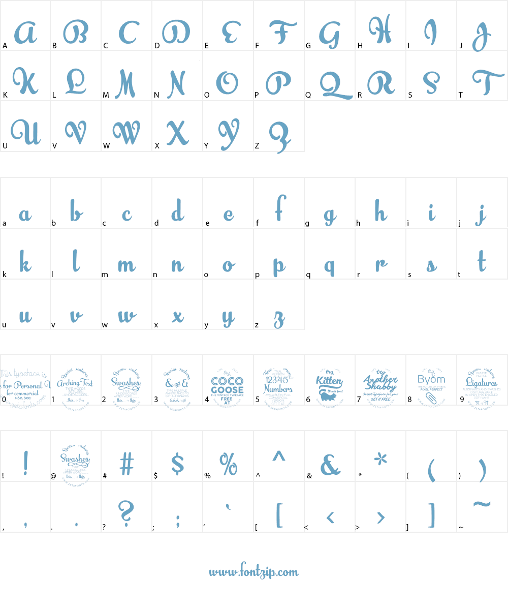 Banana Yeti Font Character